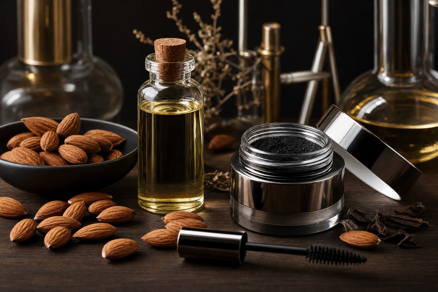 تولید بالک ریمل با روغن بادام؛ راهنمای جامع برای تولید ریمل طبیعی و ارگانیک